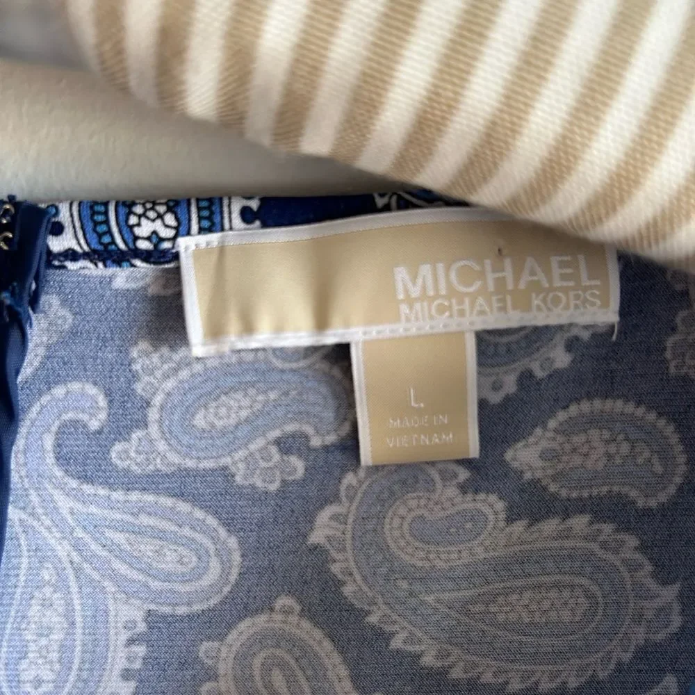 Michael Kors A-line Paisley Dress